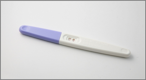 Teste de gravidez de farmácia positivo